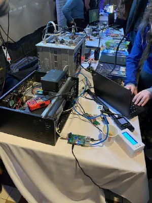 FOSDEM 2023 - Ham Radio stand 1